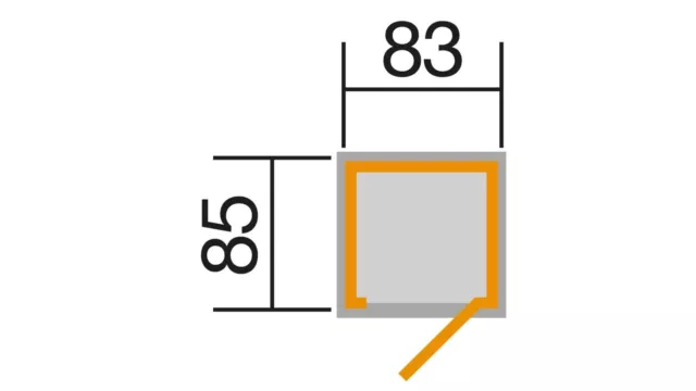 WEKA Garten-/Terrassenschrank 351 Gr.1 14mm 3