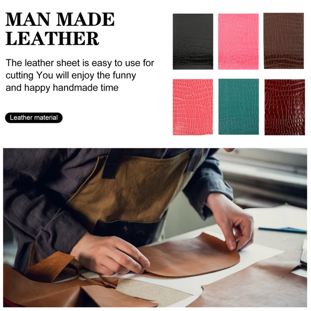 6 blätter Tragbare Crafting Leder Blätter Für Schmücken Schmuck Handwerk Freunde 9