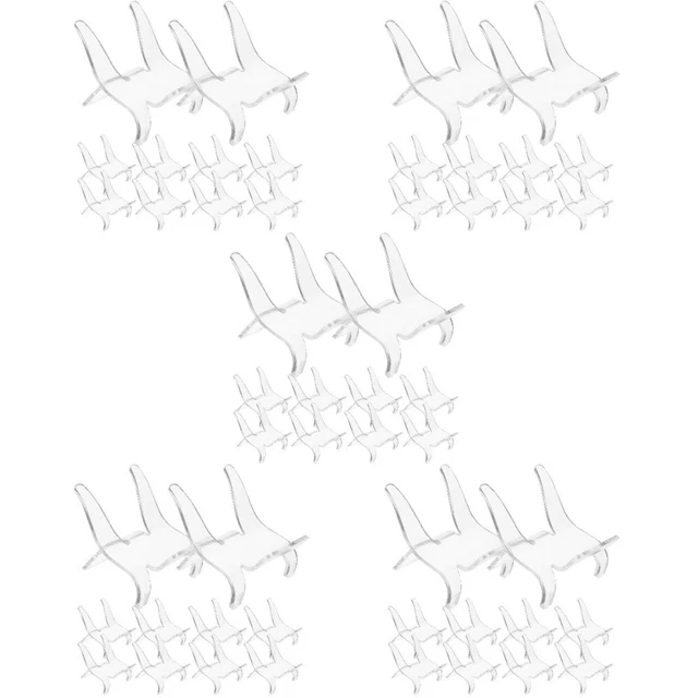 50 PCS Clear Display Stand Minerals Gemles Gemles Sprewder Spechens Spécimens