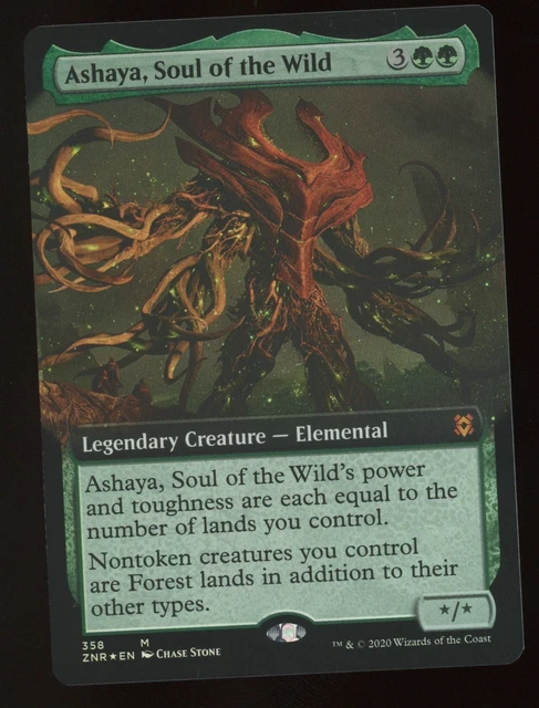 Ashaya, Soul of the Wild - FOIL - Extended Art - MTG Zendikar Rising - RareCo
