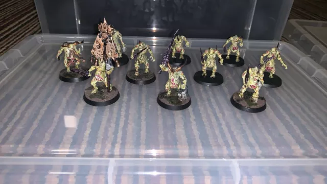 Warhammer Plaguebearers of Nurgle x 10 (AoS / 40K)