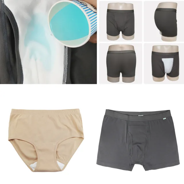 Adult Cotton Diaper Pants Elderly Underwear Washable Reusable Diapers Leakage