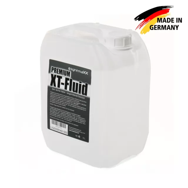 LightmaXX Premium XT FLUID Nebelfluid, 5L, Hochdichtes Qualitäts-Nebelfluid, Für