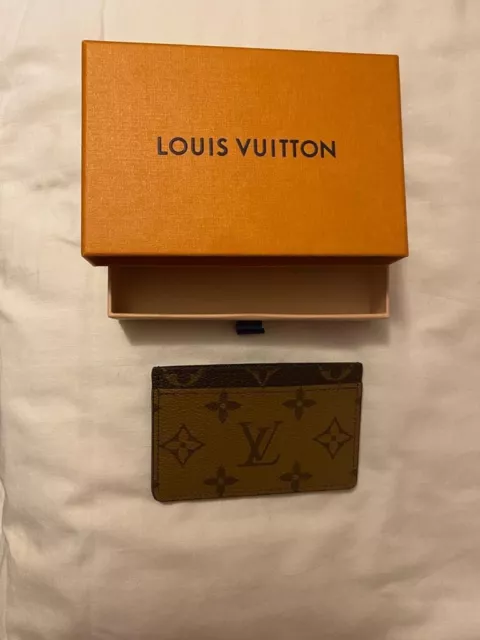 Auth Louis Vuitton Aerogram Coin Card Holder M82068 Men's Coin