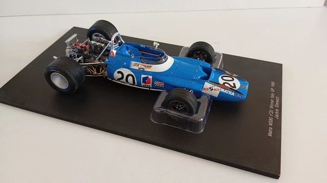 SPARK 1/18 MATRA Ms80 Jackie Stewart 1969 French Grand Prix