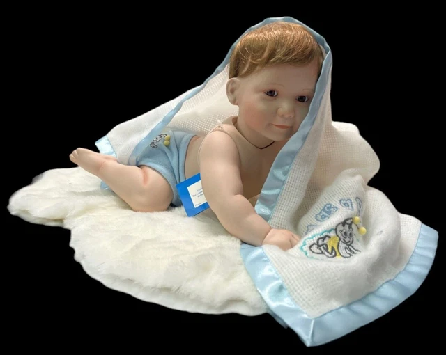 1994 THE ASHTON-DRAKE GALLERIES 19” PORCELAIN BOY DOLL TC04229 w/CERTIFICATE