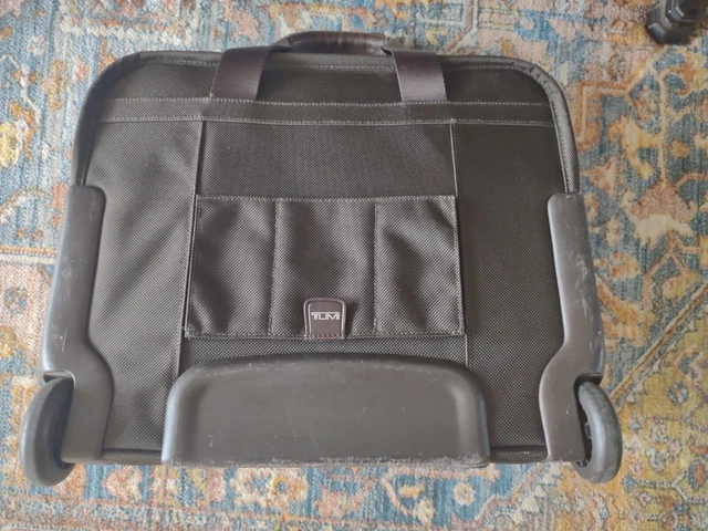 Tumi Alpha Wheeled Compact Briefcase Luggage Bag Ballistic Nylon 26102BH $495 3