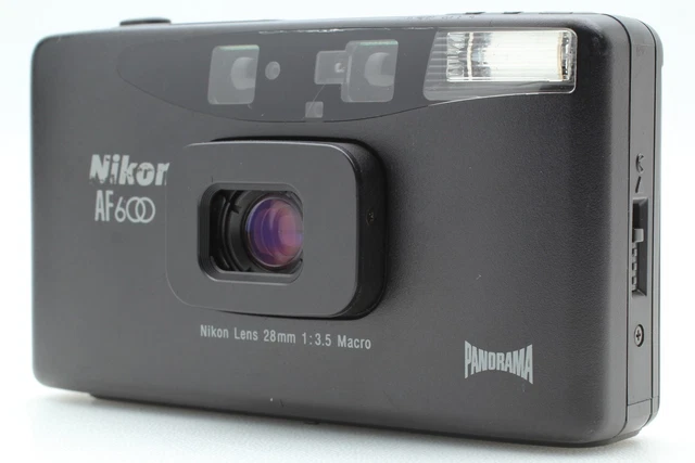 N MINT] NIKON AF600 Panorama Black Point & Shoot 35mm Film Camera