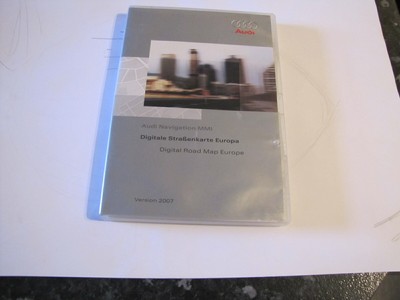 AUDI NAVIGATION (MMI) Digital Road Map Europe Version 2007 (P/N: 4E0 919 884 Al)