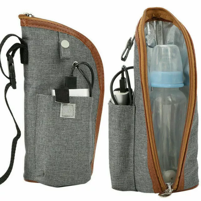 Chauffe-biberon pour bébé Portable USB Chauffage Voyage Sac de lait