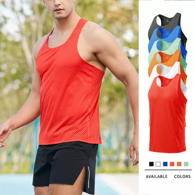 Uomo Canotta da Palestra Gilet senza Maniche Bodybuilding Fitness Muscolo Tee