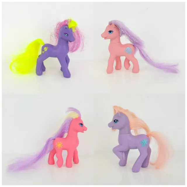 4 x My Little Pony Generation 2 G2 Toy Figure Bundle by Hasbro 1997