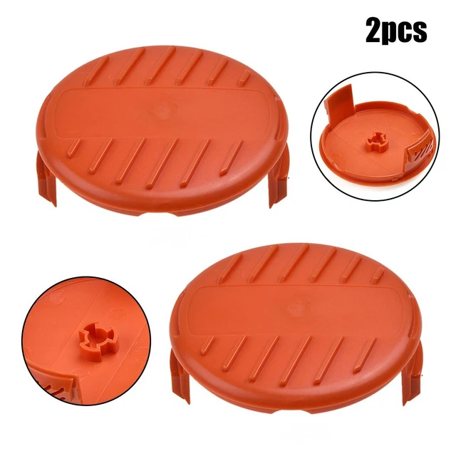 Lot De 2 Capuchons De Bobine Pour Débroussailleuse Black & Decker - Compatible ST4525, ST5528, GH400, GL580, GLC1825 - Installation Sans Outil