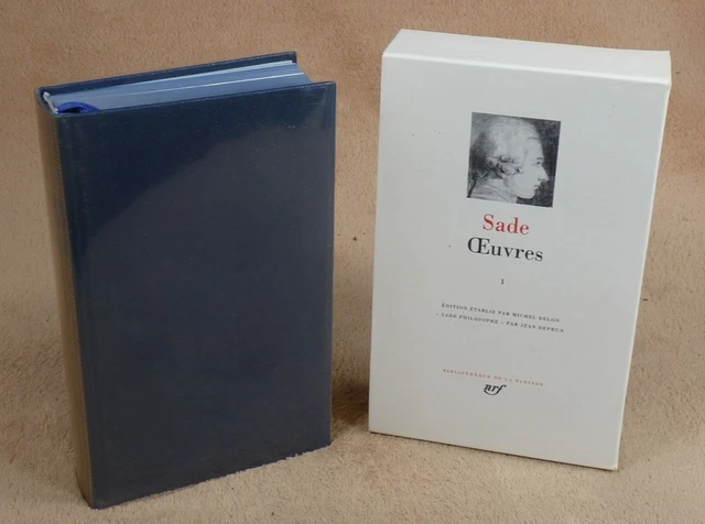 LA PLÉIADE - SADE - Oeuvres TOME I - Gallimard 1990 EUR 35,00