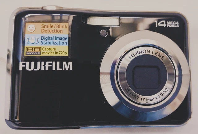 Fujifilm FinePix A Series AV200 14.0MP Digital Camera - Black - Never used