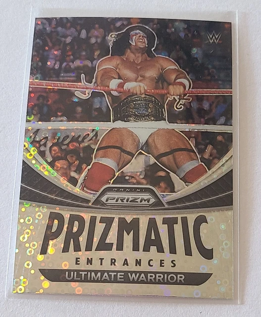 ULTIMATE WARRIOR 2023 WWE Prizm Undercard Disco Prizmatic Entrances No