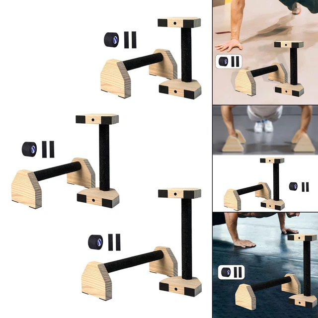 Lot De 2 Parallèles De Musculation – Acier Carbone, Antidérapant, Pour Pompes Et Dips, Salle De Sport Maison