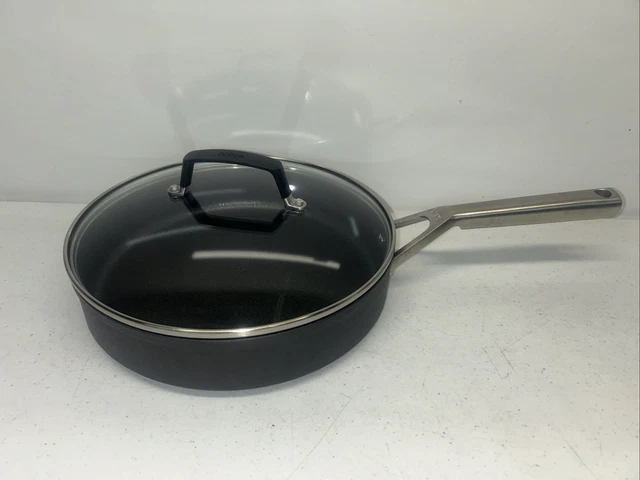 Grill Carré Megafesa Glass - Diamètre 28 Cm, Noir Cristal - Anti-Adhésif Sans PFOA - Compatible Induction, Lave-Vaisselle