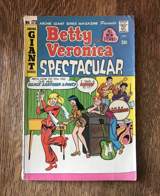 BETTY & VERONICA SPECTACULAR #173 - Vintage Bronze Age GIANT Archie Comic - FINE