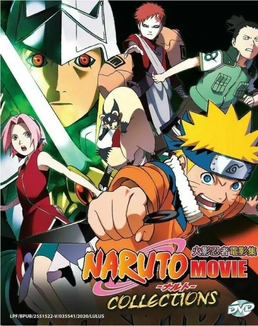 Manga · Naruto Shippuden Movie Pentalogy (Movies 1-5) (DVD) (2014)