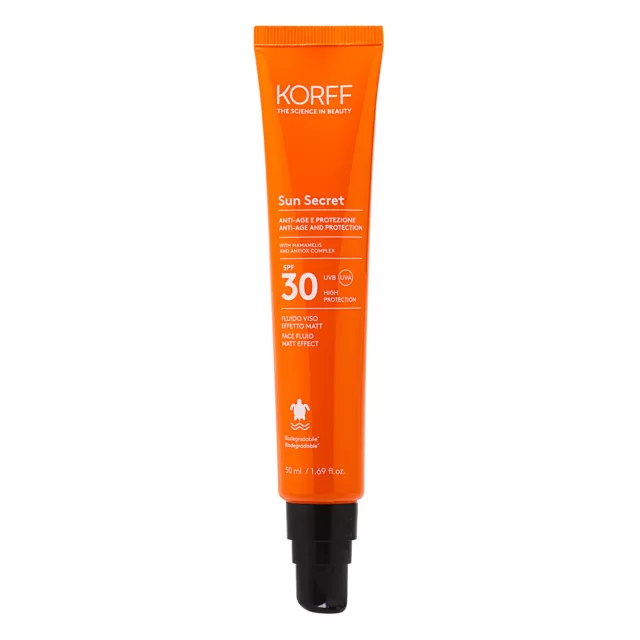 Protezione Anti-Età Fluido Viso SPF30 Sun Secret Air KORFF 50ml