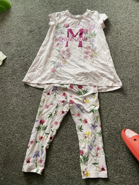 Leggings e top outfit per bambina Monnalisa età 5