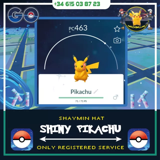 Pokémon Go fest * Shiny Pikachu wearing an amethyst crown *- TRADE