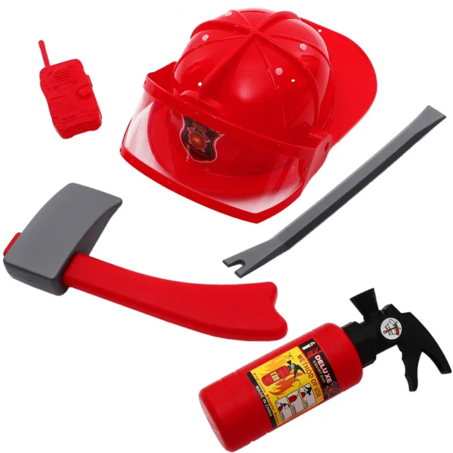 GIOCATTOLO PER BAMBINI accessori antincendio pompiere set giochi suite EUR  16,70 - PicClick IT
