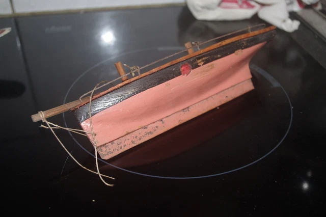 Jouet Ancien CLIM - Bateau De Bassin Mécanique - GDR Allemagne, Plastique
