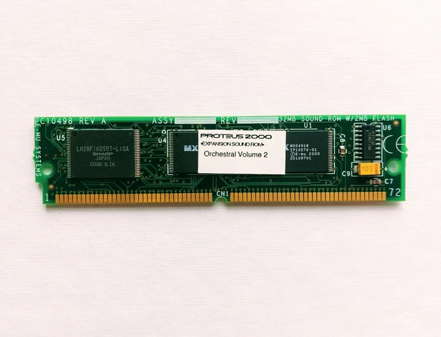 E-MU PROTEUS 2000 Pactron Composer 32MB ROM Flash Memory