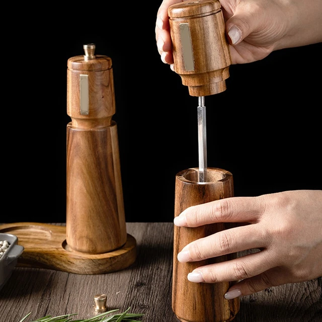 Macina Sale E Pepe 2 Pezzi - Regolabile, Vetro Trasparente, Ceramica Corrosion Proof - Foto 11