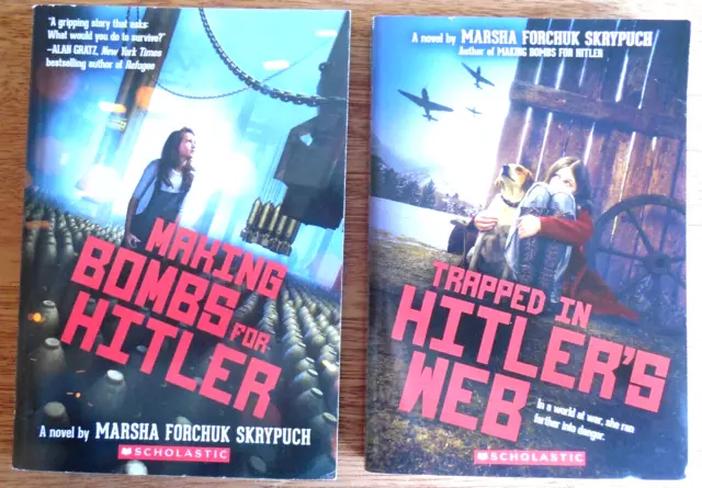 LOT OF 2 Marsha F Skrypuch Scholastic HITLER Books: Making Bombs ...