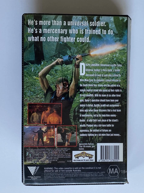 MEN OF WAR [VHS] Roadshow Video Ex-Rental Tape Clamshell 1994 Dolph ...