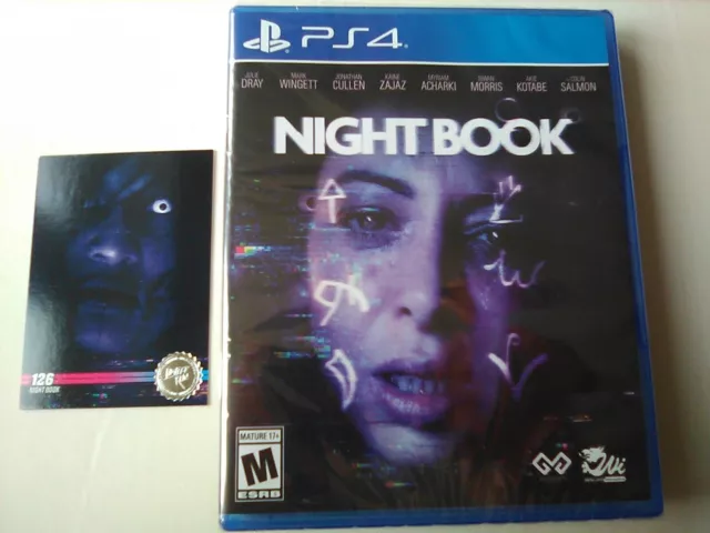 NEW AND SEALED - NIGHT BOOK SONY PLAYSTATION 4 PS4 Limited Run FMV Game