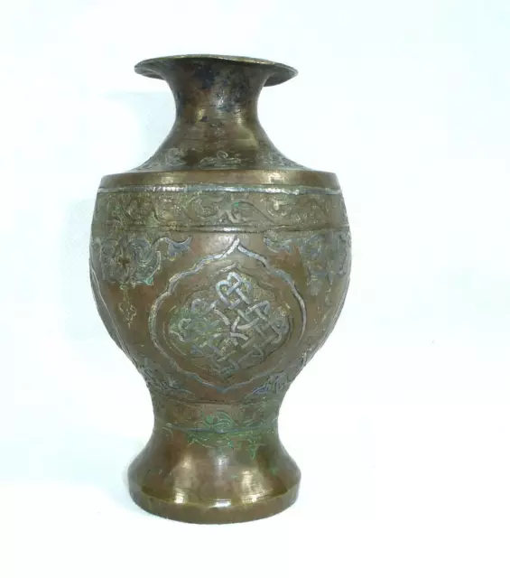 Bronze Vase 19 Jh. Islamische Kunst