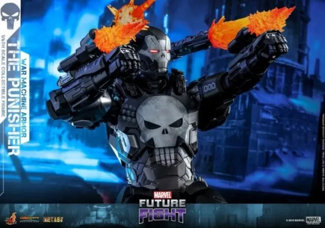 Ready Hot Toys VGM33D28 Marvel Future Fight 1/6 The Punisher War Machine Armor 7