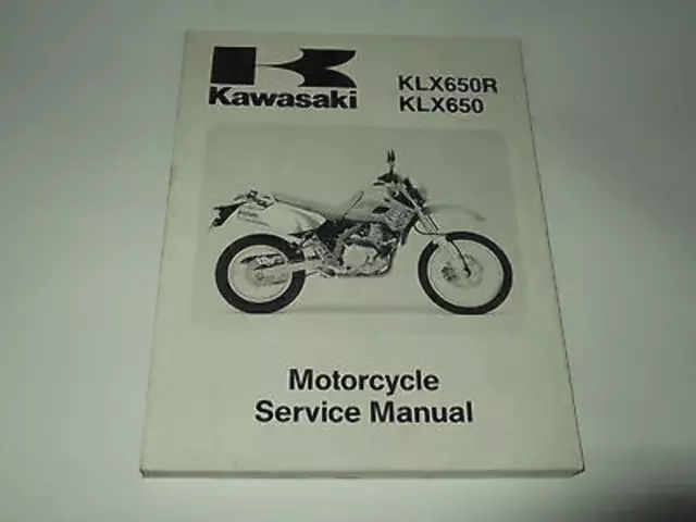 Service Manual Kawasaki Klx 650R - Klx 650 1993