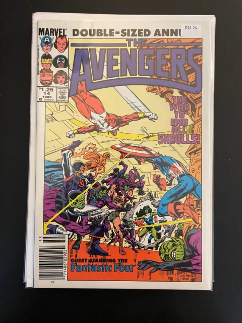 Avengers vol.1 Annual #14 1984 Newsstand High Grade 7.5 Marvel Comic Book D12-76