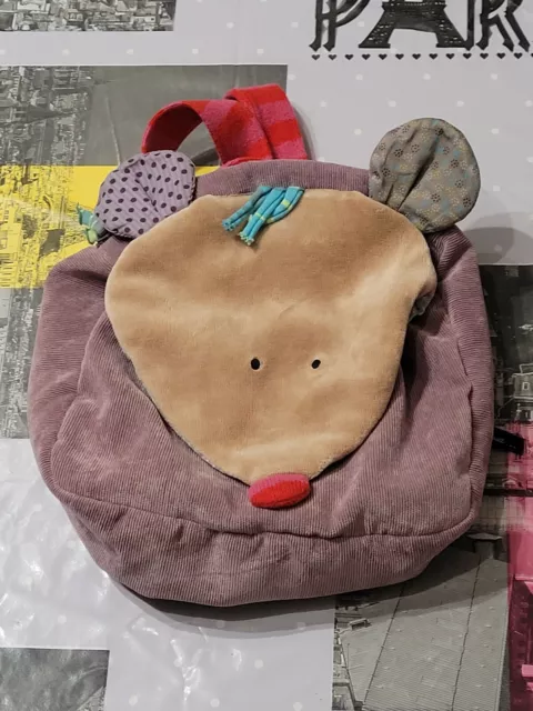 Ecole Enfant Sac A Dos Cartable Moulin Roty Les Jolis Pas Beaux Souris Violet 20