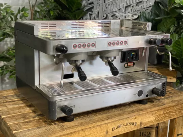 La Cimbali M28 Selectron 2 Gruppi Silver Macchina Per Caffè Espresso Cafe...