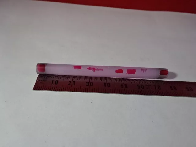 Optical Yag Crystal Laser Rod Optics As Is &S8-B-05