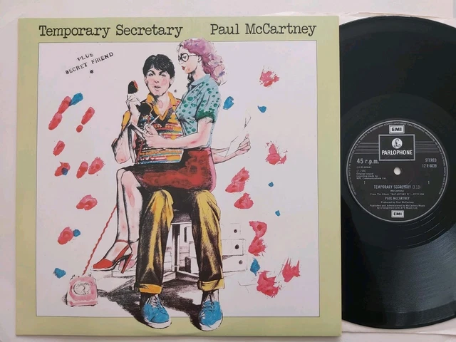 洋楽 Paul McCartney / Temporary Secretary 12\" Paul McCartney - Temporary Secretary (12-Inch Version