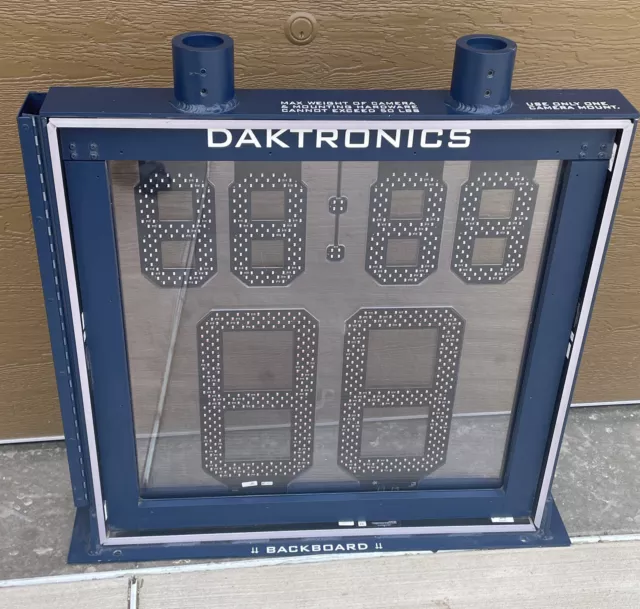 Daktronics Shot Clock Transparent 30” LED Basketball Backstop 0A-1322-0033 Daktronics Shot Clock Transparent 30” LED Basketball Backstop 0A-1322-0033