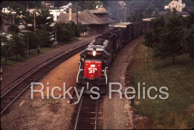 Duplicate Slide SP 7473 Rebuilt EMD SD45R Depot/Station Southern Pacific Action