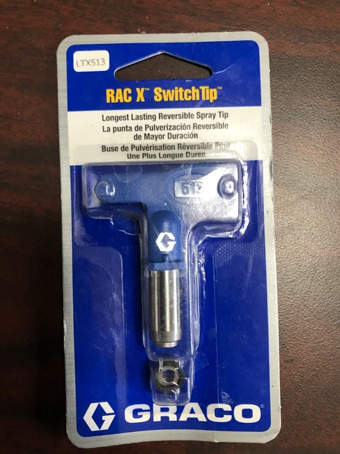 New Graco RAC X SwitchTip Reversible Spray Tip Part# LTX513