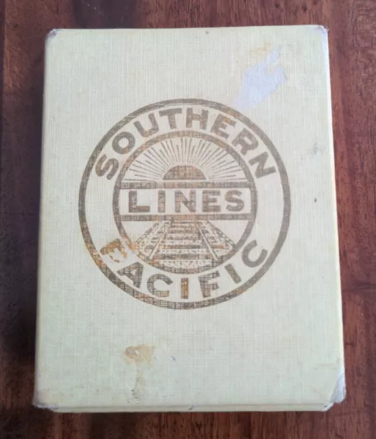 VinTagE SOUTHERN PACIFIC LINES SOUVENIR Playing Cards Daylight Train Railroad