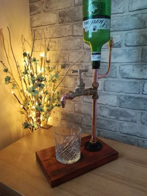 Handmade Drinks Dispenser with FREE Glass - Long Spout. Unique Wedding gift