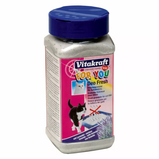 VITAKRAFT FOR YOU® Deo Fresh - Lavendel 720 g Geruchsbinder Katzenklo Toilette