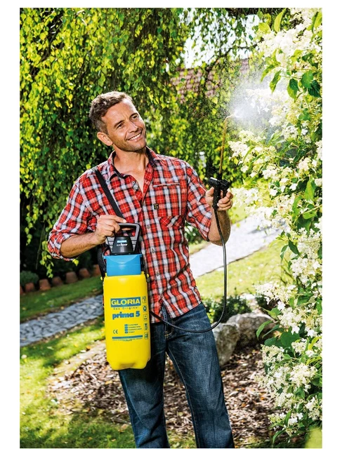 GLORIA DRUCKSPRÜHER AUTOPUMP Set Unkrautspritze 5L Batterie Akku