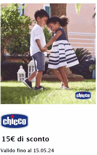 Buono Sconto Chicco 15€ Su 50€ Coupon Voucher Gift Card